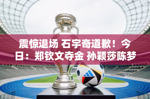 震惊退场 石宇奇道歉！今日：郑钦文夺金 孙颖莎陈梦争夺冠军